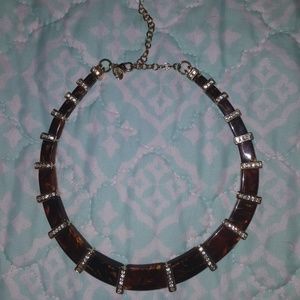 Lia Sophia Kiam Family tortoise collar necklace